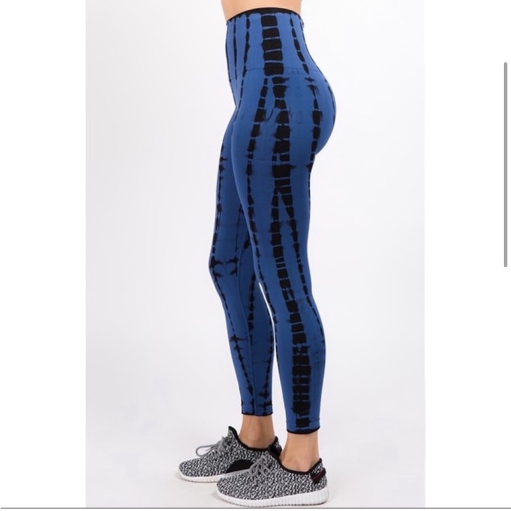 Yelette | Tie Dye Tummy Control Spandex Leggings